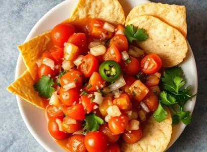 Salsa aux tomates cuite lentement