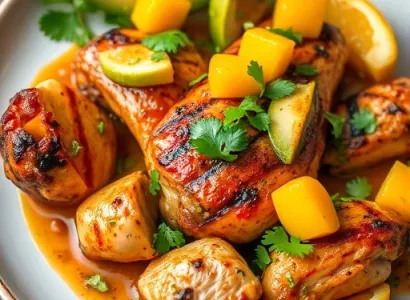 Poulet cubain au mojo