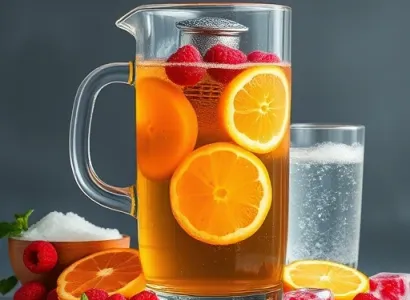 Rafraîchisseur aux citrus et framboise