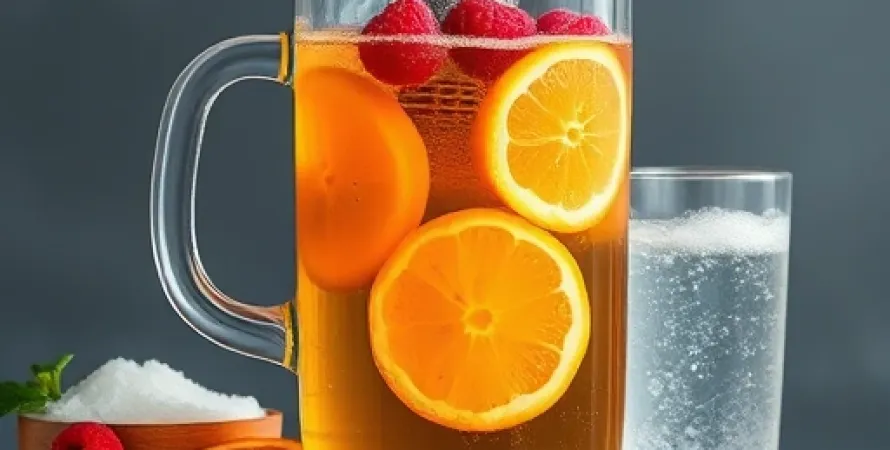Rafraîchisseur aux citrus et framboise