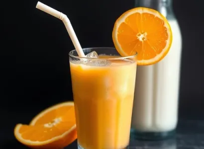Jus d'orange et vanille
