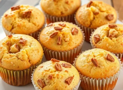 Muffins au beurre et au cinnamon