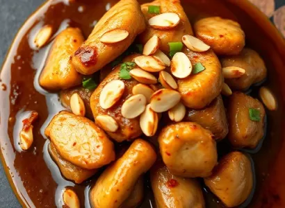 Poulet Oriental Cuit Lentement