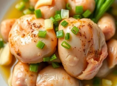 Cœurs de poulet au gingembre
