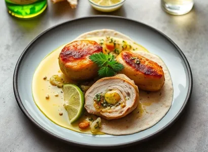 Poulet au citron vert et tequila