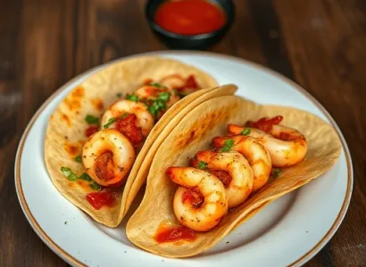 Tacos de crevettes