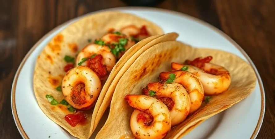 Tacos de crevettes
