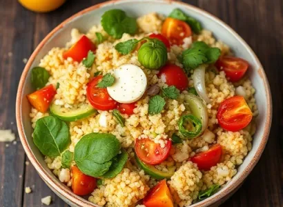 Salade de couscous aux légumes