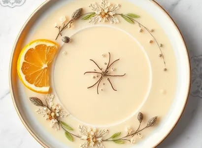 Crème de limon, vanille et lavande