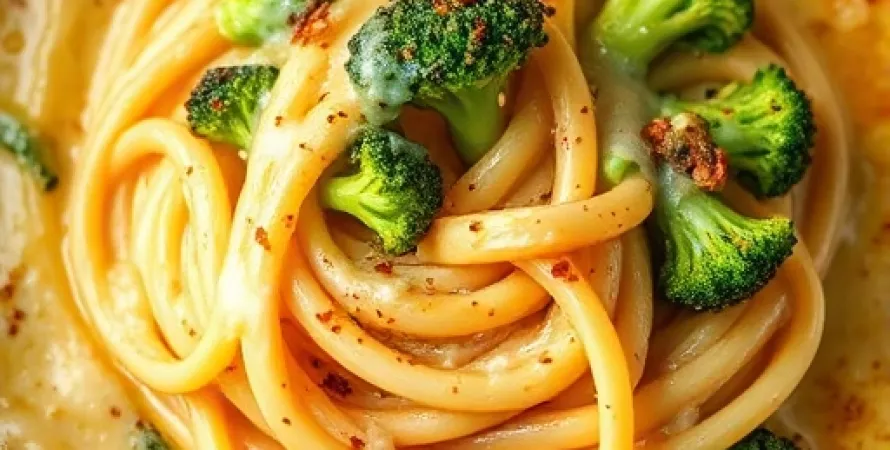 Pâtes au brocoli au four