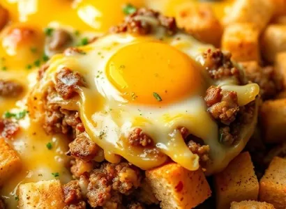 Strata de Cheeseburger