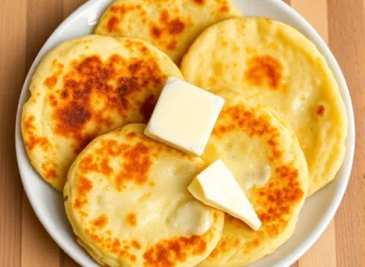 Arepas au cottage et fromage
