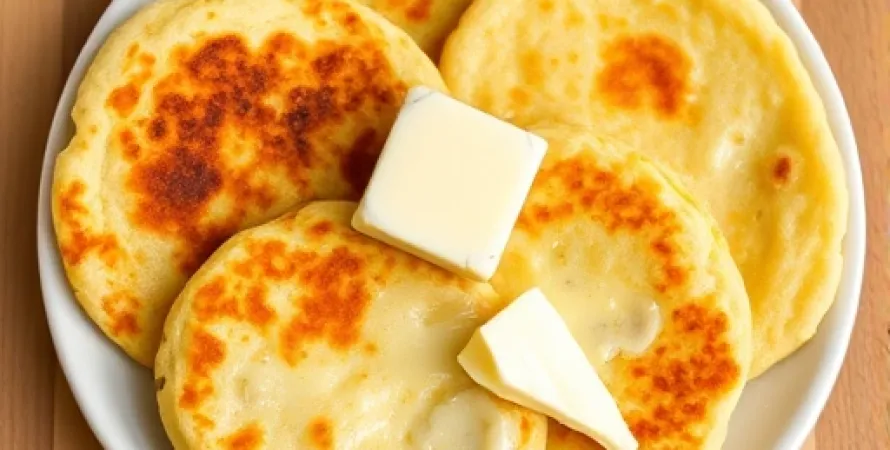 Arepas au cottage et fromage