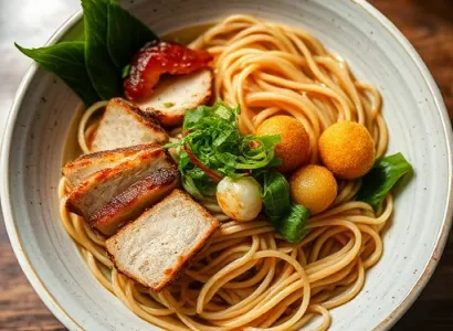 Bol de nouilles soba au poulet