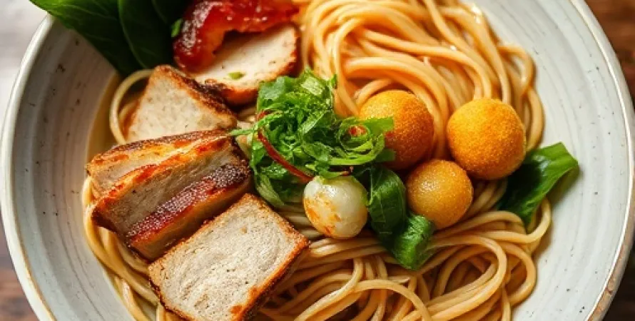 Bol de nouilles soba au poulet