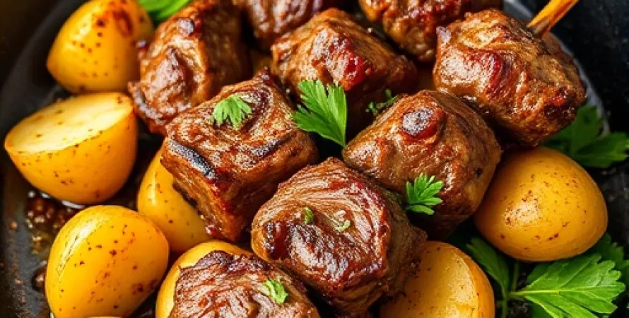 Brochettes d'agneau