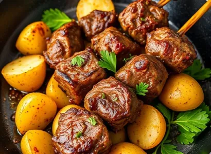 Brochettes d'agneau