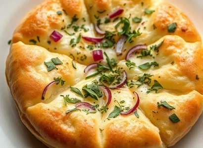 Focaccia aux herbes