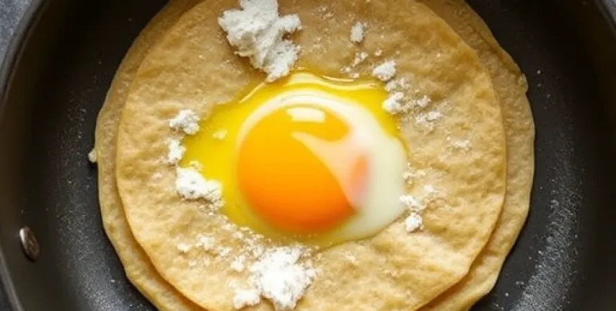 Crêpes fines aux œufs