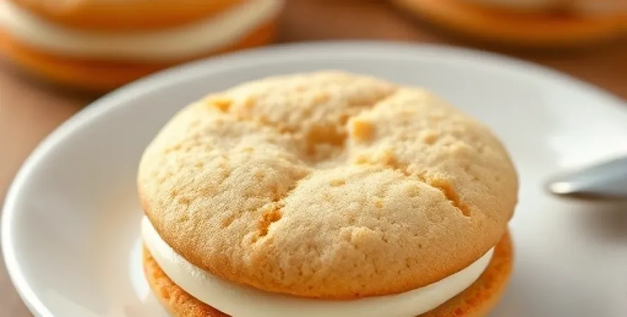 Biscuits sandwich à la crème d'érable