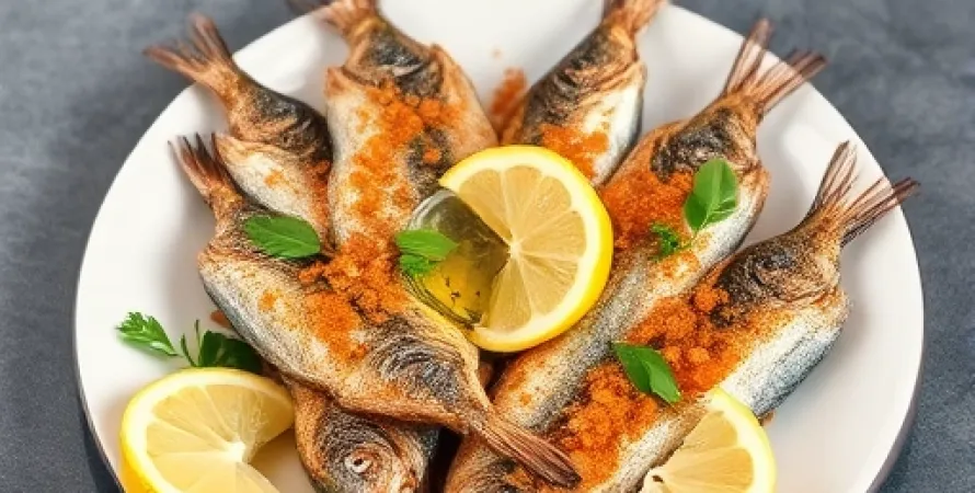 Sardines frites