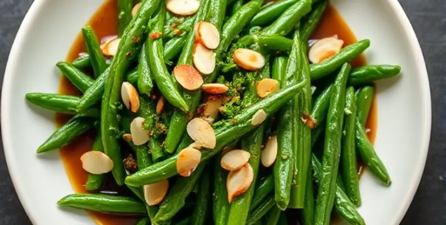 Haricots verts au persil