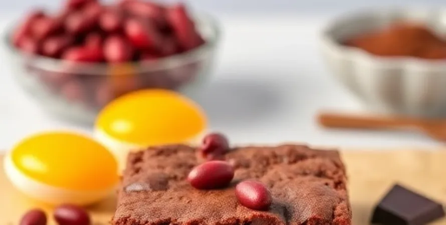 Brownies aux haricots rouges
