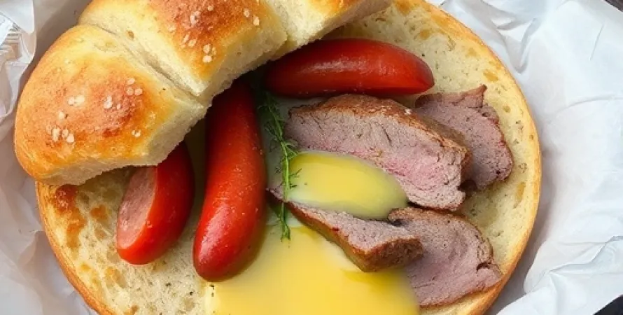 Rouleau de saucisse pique-nique