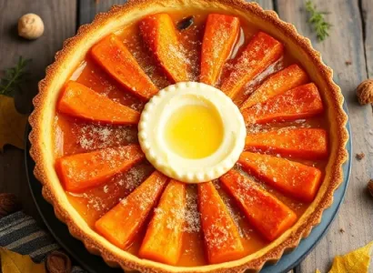Tarte aux carottes d'automne