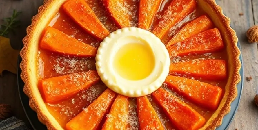 Tarte aux carottes d'automne