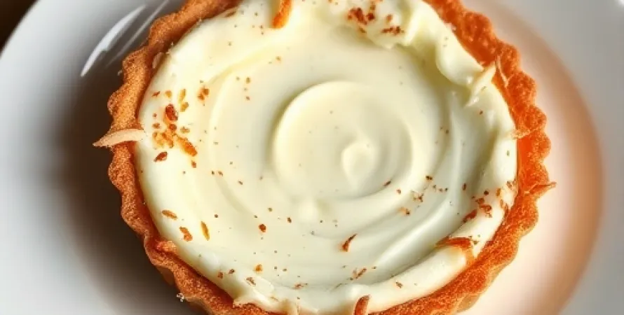 Tarte à la crème de noix de coco