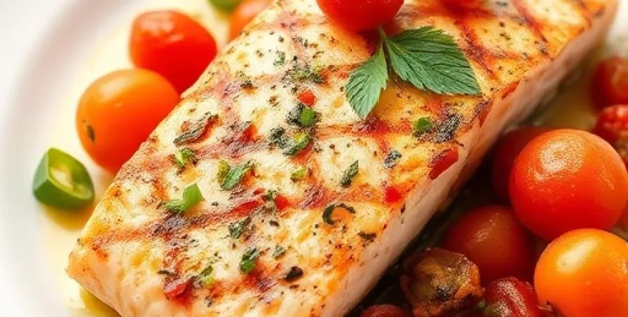 Saumon d'été au relish