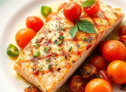 Saumon d'été au relish
