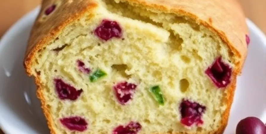 Pain au courgette et au cranberry