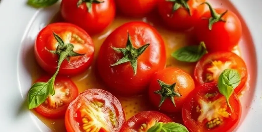 Tomates cerises aigres-douces