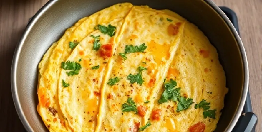 Omelette végétale