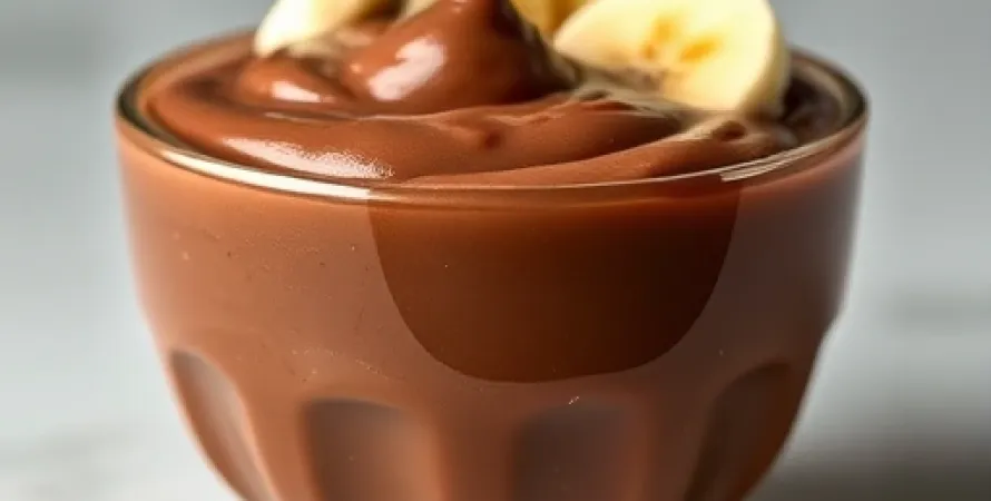 Pudding au chocolat lisse