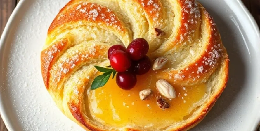 Pain de citrouille aux cranberries et noix de Grenoble