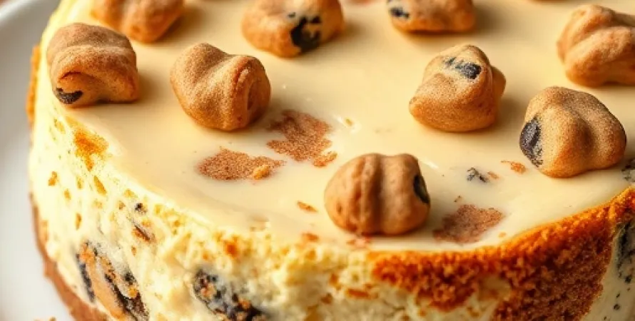 Cheesecake aux morceaux de cookie