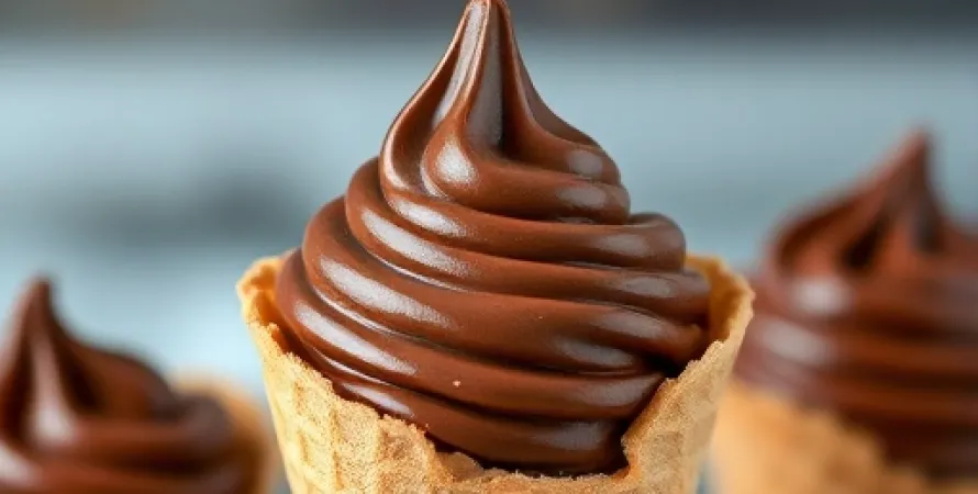 Cornets au chocolat