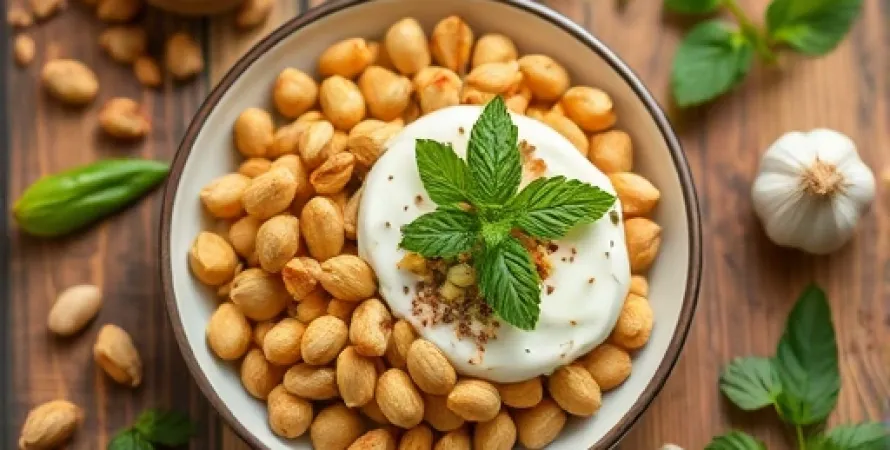 Chutney aux arachides et menthe