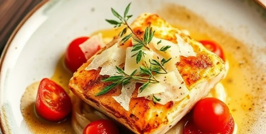 Poisson aux Tomates et Épinards