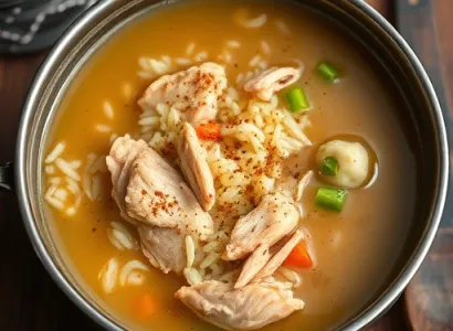 Soupe de Riz au Poulet