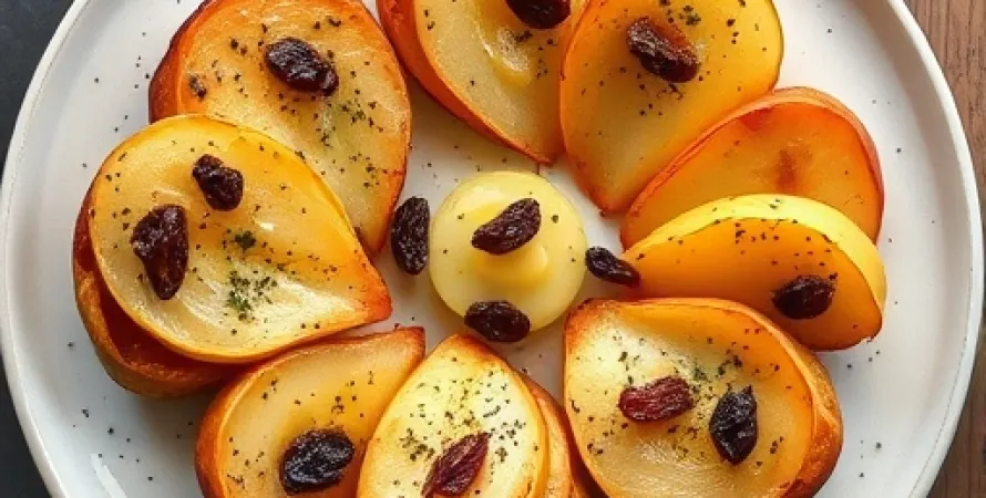 Tartines d'igname aux pommes