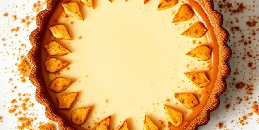 Tarte à la crème de coco