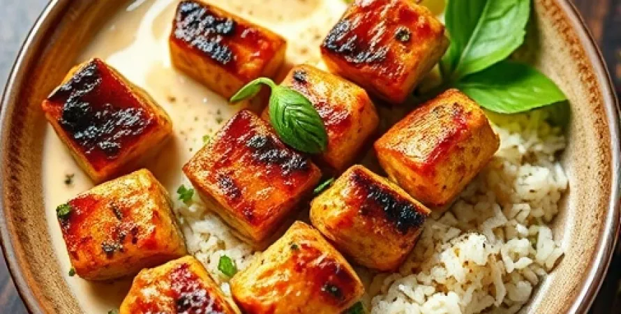 Brochettes de thon à la thaï