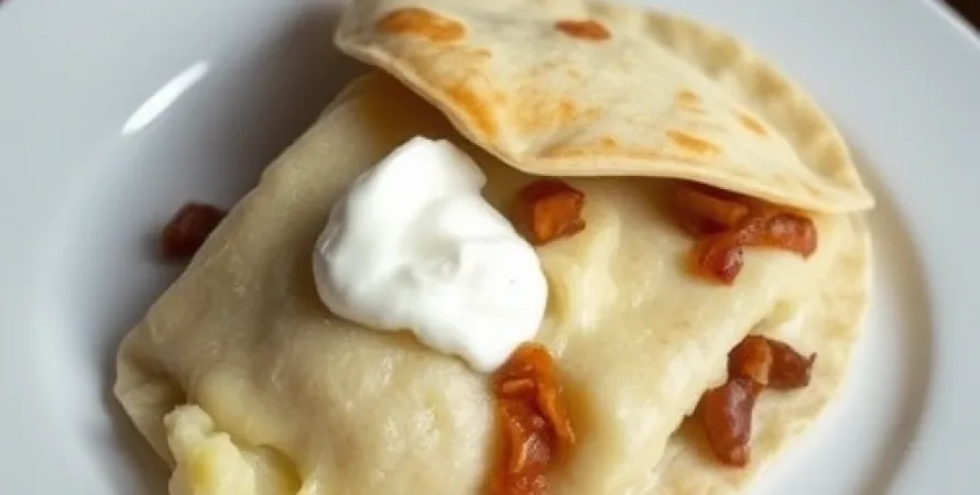 Tortilla pierogi