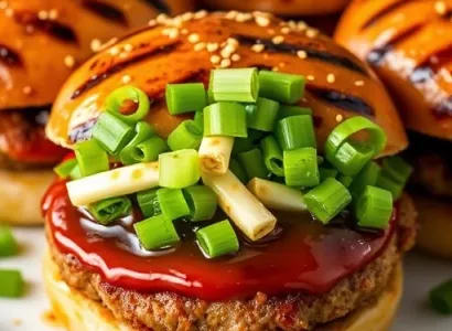 Burgers au sauce hoisin