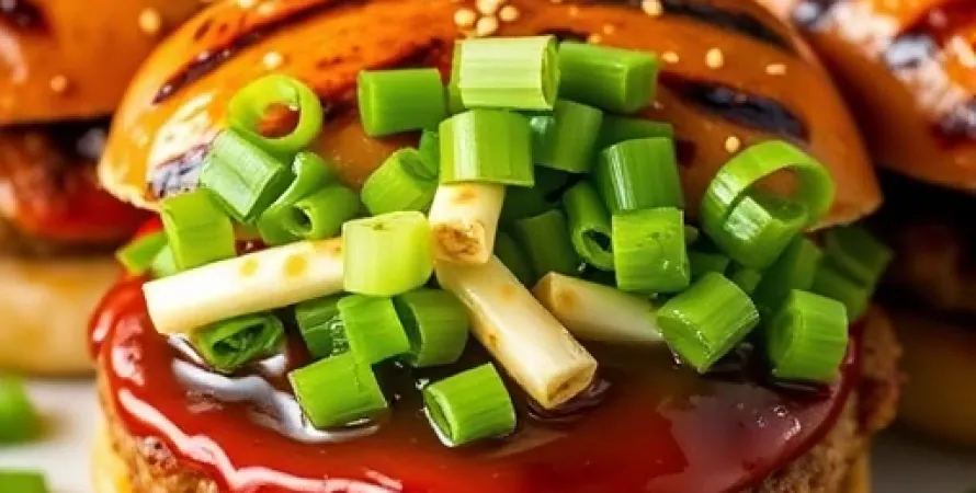 Burgers au sauce hoisin