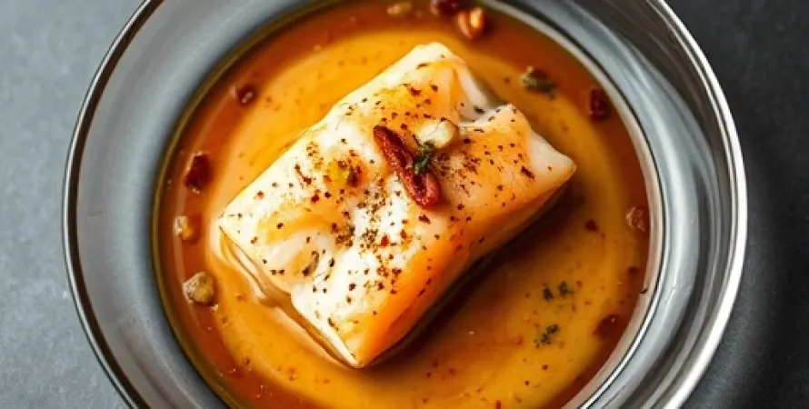 Saumon au Pecan et Sirop d'Érable